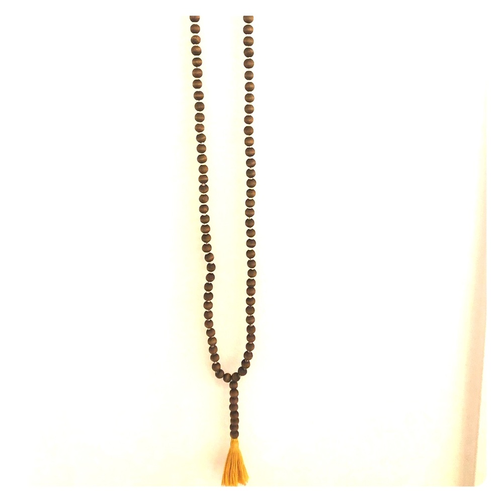 WOOD BEAD Necklace